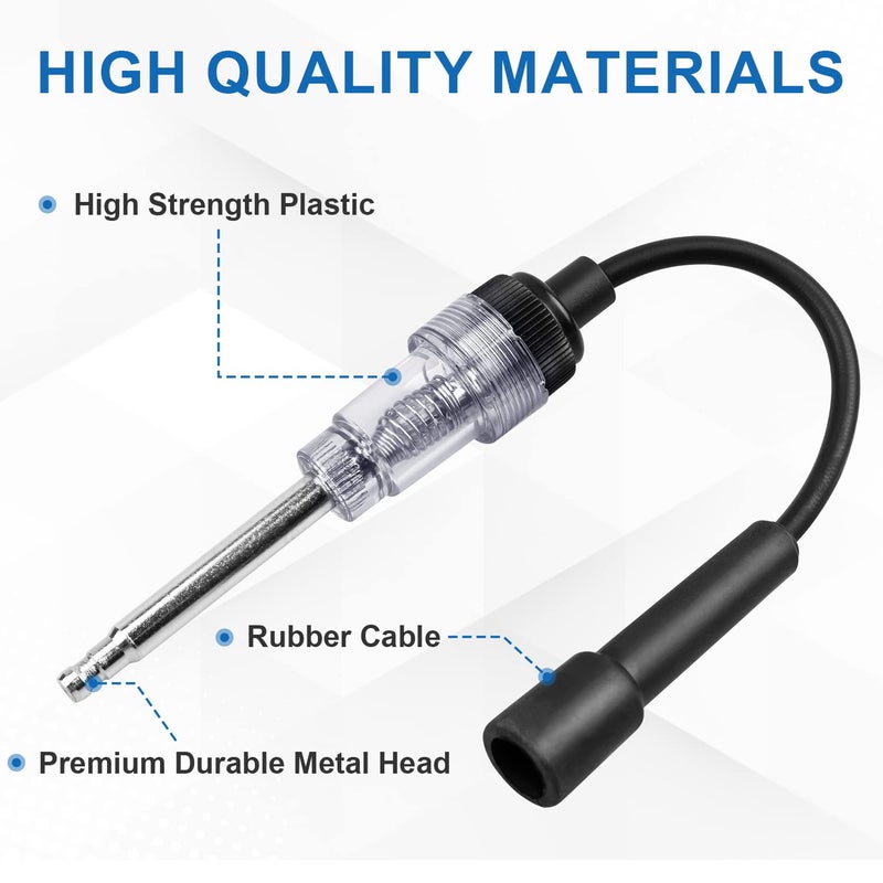 Magic Mask 2PCS Inline Spark Plug Testers, Small Armature Diagnostic Detector Tool, Ignition Coil Tester for Engines for Automotive, Cars, Lawnmowers, Small & Big Internal/External Engines - Image 3
